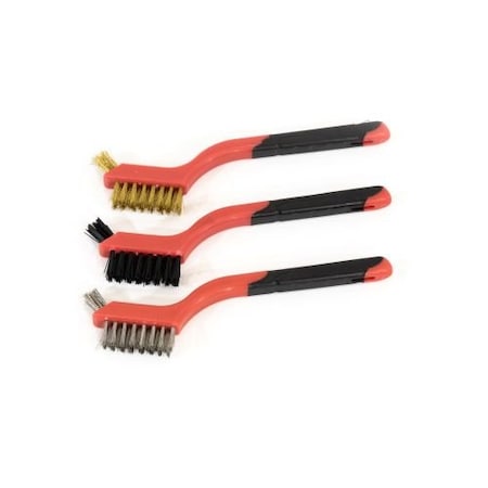 Warner 3-Pack Multi Mini Brush Set, wrap hanging card 11400